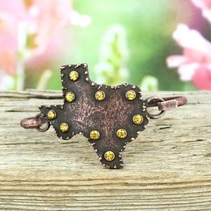 Topaz Crystal Texas Bracelet! NWT